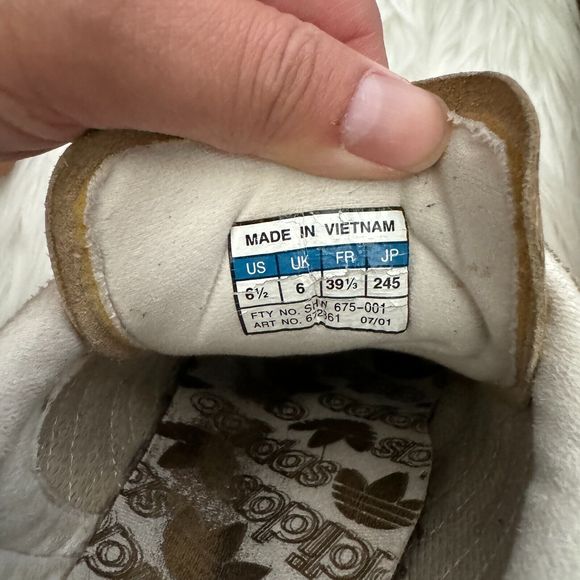 2001 Adidas - Country‎ Corda Snake Pattern Sneaker Men - Size 6.5 - Picture 10 of 11